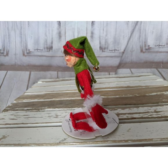 Annalee 2012 Red Elf Green Scarf and Hat 75th Anni - Picture 3 of 8